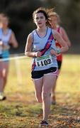 16 January 2011; Joann Healy, Dundrum South Dublin AC, Dublin, in action in the Girl's U-17 4500m race during the AAI Woodies DIY Novice and Juvenile Uneven Ages Cross Country Championships. Tullamore Harriers Stadium, Tullamore, Co. Offaly. Picture credit: Barry Cregg / SPORTSFILE