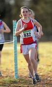 16 January 2011; Aisling Darcy, Clare, in action in the Girl's U-17 4500m race during the AAI Woodies DIY Novice and Juvenile Uneven Ages Cross Country Championships. Tullamore Harriers Stadium, Tullamore, Co. Offaly. Picture credit: Barry Cregg / SPORTSFILE