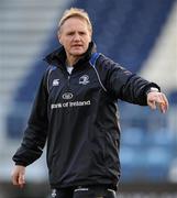 17 January 2011; Leinster head coach Joe Schmidt during squad training ahead of their Heineken Cup, Pool 2, Round 6, game against Racing Metro 92 on Friday night. Leinster Rugby Media Briefing and Squad Training, RDS, Ballsbridge, Dublin. Photo by Sportsfile