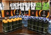 15 September 2016; A general view of the Dundalk dressing room before the UEFA Europa League Group D match between AZ Alkmaar and Dundalk at AZ Stadion in  Alkmaar, Netherlands. Photo by David Maher/Sportsfile