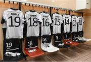 15 September 2016; A general view of the Dundalk dressing room before the UEFA Europa League Group D match between AZ Alkmaar and Dundalk at AZ Stadion in  Alkmaar, Netherlands. Photo by David Maher/Sportsfile