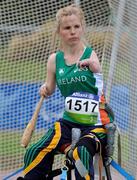 22 January 2011; Catherine Wayland, from New Ross, Wexford, in action during the Women's Club Throw. 2011 IPC Athletics World Championships, QEII Park, Christchurch, New Zealand. Picture credit: David Alexander / SPORTSFILE