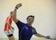 10 April 2010; Paul Brady, Cavan, in action against Charly Shanks, Armagh. GAA Handball 40x20 All-Ireland Senior Singles Final, Paul Brady, Cavan v Charly Shanks, Armagh.  Kingscourt, Cavan. Picture credit: Oliver McVeigh / SPORTSFILE