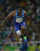 17 September 2016; Jerome Singleton of USA in action during the Men's Long Jump T44 Final at the Olympic Stadium during the Rio 2016 Paralympic Games in Rio de Janeiro, Brazil. Photo by Diarmuid Greene/Sportsfile