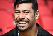 13 September 2016; Charles Piutau of Ulster during a press conference at the Kingspan Stadium in Belfast.  Photo by Oliver McVeigh/Sportsfile