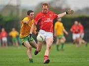 7 November 2010; Padraig Clancy, Timahoe, Laois, in action against Kieran Byrne, Annacurra, Wicklow. Leinster Intermediate Football Club Championship Quarter-Final Timahoe, Laois v Annacurra, Wicklow, Timahoe GAA, Laois. Picture credit: Barry Cregg / SPORTSFILE