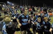 28 January 2011; Marcus Horan, Shannon, makes his way out onto the pitch for the start of the game. Ulster Bank All-Ireland League Division 1A, Garryowen v Shannon, Garryowen FC, Dooradoyle, Limerick. Picture credit: Diarmuid Greene / SPORTSFILE