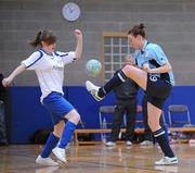 29 January 2011; Louise Quinn, UCD, in action against Anna Grant, IT Sligo. Group 2 Qualifier, Womens Soccer Colleges Association of Ireland National Futsal Finals, University of Limerick, Limerick. Picture credit: Diarmuid Greene / SPORTSFILE