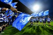 23 September 2016; Flag wavers from Blackrock College RFC ahead of the Guinness PRO12, Round 4, match between Leinster and Ospreys at the RDS Arena in Dublin. Photo by Ramsey Cardy/Sportsfile