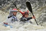 24 September 2016; Stuart Bell and Steven Bush in action during the The 57th International Liffey Descent on the River Liffey in Dublin. Photo by Sportsfile