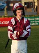 30 January 2011; Jockey Josh Halley. Horse Racing, Punchestown Racecourse, Punchestown, Co. Kildare. Photo by Sportsfile