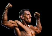 26 September 2016; Niall Mullins competing in the Masters class at the National Amateur Body Building Association's Mr. Ireland Physique Competition at the Olympia Theatre in Dublin. Photo by David Fitzgerald/Sportsfile