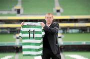 3 February 2011; Celtic manager Neil Lennon at the launch of The Dublin Super Cup at the Aviva stadium. To purchase tickets, please visit www.dublinsupercup.com or ring Ticketmaster on 0818 719391. Aviva Stadium, Lansdowne Road, Dublin. Picture credit: Brian Lawless / SPORTSFILE