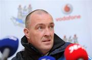 4 February 2011; Dublin manager Pat Gilroy during a press conference ahead of their Allianz Football League, Division 1, Round 1, game against Armagh on Saturday. Dublin Football press conference, St Clare's, DCU, Glasnevin, Dublin. Picture credit: Brian Lawless / SPORTSFILE