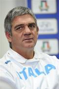 4 February 2011; Italy head coach Nick Mallett during a press conference ahead of their RBS Six Nations Rugby Championship game against Ireland on Saturday. Italy Rugby Squad Press Conference, Stadio Flaminio, Rome, Italy. Picture credit: Matt Browne / SPORTSFILE