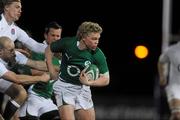 4 February 2011; Nevin Spence, O2 Ireland Wolfhounds, in action against Joe Simpson , England Saxons. O2 Ireland Wolfhounds v England Saxons, Ravenhill Park, Belfast, Co. Antrim. Picture credit: Oliver McVeigh / SPORTSFILE