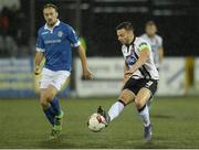 12 September 2016; Andy Boyle of Dundalk in action against David Scully of Finn Harps during the SSE Airtricity League Premier Division match between Dundalk and Finn Harps at Oriel Park in Dundalk.  Photo by Oliver McVeigh/Sportsfile
