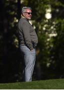 1 October 2016; Europe team captain Darren Clarke watches on during the Rory McIlroy and Thomas Pieters of Europe morning Foursome Match against Rickie Fowler and Phil Mickelson of USA at The 2016 Ryder Cup Matches at the Hazeltine National Golf Club in Chaska, Minnesota, USA. Photo by Ramsey Cardy/Sportsfile