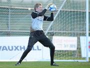 7 February 2011; Wales' Wayne Hennessey in action during squad training ahead of their Carling Four Nations Tournament match against Republic of Ireland on Tuesday. AUL Complex, Clonshaugh, Dublin. Picture credit: Barry Cregg / SPORTSFILE