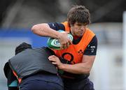 9 February 2011; Ireland's Donncha O'Callaghan is tackled by Mike Ross during squad training ahead of their RBS Six Nations Rugby Championship match against France on Sunday. Ireland Rugby squad training, RDS, Ballsbridge, Dublin. Picture credit: Matt Browne / SPORTSFILE