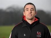 9 February 2011; Ulster's Ian Humphreys after a press conference ahead of their Celtic League match against Ospreys on Sunday. Ulster Rugby Press Conference, Newforge Training Ground, Belfast. Picture credit: Oliver McVeigh / SPORTSFILE