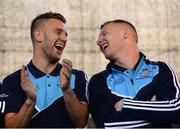 2 October 2016; Jonny Cooper, left, and Ciarán Kilkenny of Dublin during the All-Ireland Champions Homecoming at Smithfield Square in Dublin. Photo by Piaras Ó Mídheach/Sportsfile