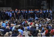 2 October 2016; A general view of the crowd and stage during the All-Ireland Champions Homecoming at Smithfield Square in Dublin. Photo by Sam Barnes/Sportsfile