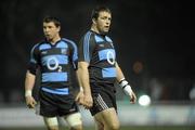 28 January 2011; Marcus Horan, and Paddy Butler, left, Shannon. Ulster Bank All-Ireland League Division 1A, Garryowen v Shannon, Garryowen FC, Dooradoyle, Limerick. Picture credit: Diarmuid Greene / SPORTSFILE