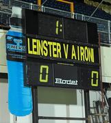 10 February 2011; A general views of the scoreboard in the RDS on Match Day. Celtic League match, Leinster v Aironi, RDS, Ballsbridge, Dublin. Picture credit: Brendan Moran / SPORTSFILE