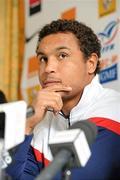 12 February 2011; France captain theirry Dusautoir during a press conference ahead of their RBS Six Nations Rugby Championship game against Ireland on Sunday. France Rugby Squad Press Conference, Merrion Hotel, Dublin. Picture credit: Matt Browne / SPORTSFILE