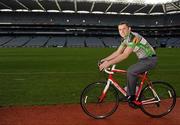 17 February 2011; Amateur cyclists from all over Ireland are this week scrambling to sign up and join more than 50 of Ireland's top GAA stars for 'Race The Rás' - a unique and innovative sporting fundraiser which will take place across the country for one week this summer. At the launch Dublin footballer Alan Brogan. Croke Park, Dublin. Picture credit: Brian Lawless / SPORTSFILE