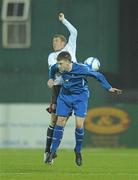 17 February 2011; Garbhan Coughlan, Limerick, in action against Nathan Murphy, Dundalk. Airtricity League Friendly, Dundalk v Limerick, Oriel Park, Dundalk, Co. Louth. Photo by Sportsfile