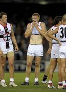 18 February 2011; St Kilda's Tommy Walsh after the game. Nab Cup, St. Kilda v Essendon, Etihad Stadium, Melbourne, Australia. Picture credit: Martin Philbey / SPORTSFILE