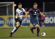 8 October 2016; Achille Campion of Sligo Rovers in action against Brian Gartland of Dundalk during the SSE Airtricity League Premier Division match between Dundalk and Sligo Rovers at Oriel Park in Dundalk, Co Louth. Photo by Sportsfile