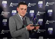 8 October 2016; Stephen Bennett of Waterford is presented with Bord Gáis Energy Player of the Year 2016 at the Bord Gáis Energy Team of the Year Awards in Mansion House. Mansion House, Dawson St, Dublin. Photo by Brendan Moran/Sportsfile