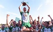 9 October 2016; Baltinglass captain Jason Kennedy lifts the cup after the Wicklow County Senior Club Football Championship Final match between Baltinglass and St Patrick's at County Grounds in Aughrim, Co. Wicklow. Photo by Matt Browne/Sportsfile