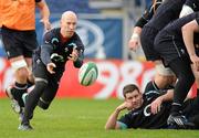 23 February 2011; Ireland's Peter Stringer in action during squad training ahead of their RBS Six Nations Rugby Championship match against Scotland on Sunday. Ireland Rugby Squad Training, RDS, Ballsbridge, Dublin. Picture credit: Brendan Moran / SPORTSFILE