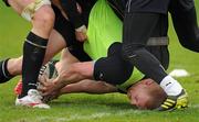 23 February 2011; Ireland's Keith Earls in action during squad training ahead of their RBS Six Nations Rugby Championship match against Scotland on Sunday. Ireland Rugby Squad Training, RDS, Ballsbridge, Dublin. Picture credit: Brendan Moran / SPORTSFILE