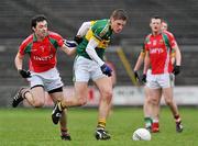 20 February 2011; Gary O'Driscoll, Kerry, in action against Kevin McLoughlin, Mayo. Allianz Football League, Division 1 Round 2, Mayo v Kerry, McHale Park, Castlebar, Co. Mayo. Picture credit: Brian Lawless / SPORTSFILE