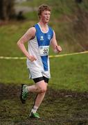 16 February 2011; Fergal Delaney, Knockbeg College Carlow, in action during the Senior Boys event at the Aviva Leinster Schools Cross Country. Santry Demesne, Santry, Dublin. Picture credit: Stephen McCarthy / SPORTSFILE