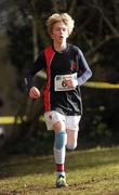 16 February 2011; Luke Campion, Wesley College, in action during the Minor Boys event at the Aviva Leinster Schools Cross Country. Santry Demesne, Santry, Dublin. Picture credit: Stephen McCarthy / SPORTSFILE