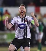 11 October 2016; Stephen O'Donnell of Dundalk celebrates after the SSE Airtricity League Premier Division match between Dundalk and Cork City at Oriel Park in Dundalk, Co Louth. Photo by David Maher/Sportsfile