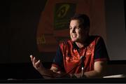 13 October 2016; Munster director of rugby Rassie Erasmus during a press conference at University of Limerick in Limerick. Photo by Matt Browne/Sportsfile