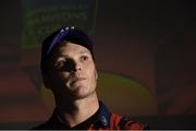 13 October 2016; Tyler Bleyendaal of Munster during a press conference at University of Limerick in Limerick. Photo by Matt Browne/Sportsfile