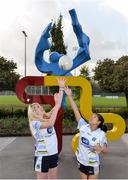 14 October 2016; UCD players Claire O'Neill, left, and Thu Thi Le, at the Asian Games Team, Sponsor and Management Announcement at UCD in Dublin. Photo by Piaras Ó Mídheach/Sportsfile