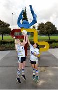 14 October 2016; UCD players Claire O'Neill, left, and Thu Thi Le, at the launch of the UCD GAA International team who will compete in the Asian Games this November. UCD at Belfield in Dublin. Photo by Piaras Ó Mídheach/Sportsfile