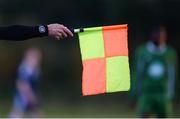 15 October 2016; A general view of an assistant referee's flag during the SSE Airtricity League Under 17 Shield match between Limerick FC and Kerry District League at the University of Limerick. Photo by Piaras Ó Mídheach/Sportsfile