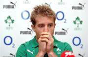 7 March 2011; Ireland's Luke Fitzgerald during a press conference ahead of their RBS Six Nations Rugby Championship match against Wales on Saturday. Ireland Rugby Squad Press Conference, Fitzpatrick's Castle Hotel, Killiney. Picture credit: Stephen McCarthy / SPORTSFILE