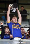 23 October 2016; St Rynagh's captain Sean Dolan lifts the cup following his team's victory in the Offaly County Senior Club Hurling Championship Final game between St Rynagh's and Birr at O'Connor Park in Tullamore, Co Offaly. Photo by Cody Glenn/Sportsfile