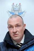 11 March 2011; Dublin manager Pat Gilroy during a press conference ahead of their Allianz Football League, Division 1, Round 4, game against Monaghan on Sunday. Dublin Football press conference, St Clare's, DCU, Glasnevin, Dublin. Picture credit: Brian Lawless / SPORTSFILE